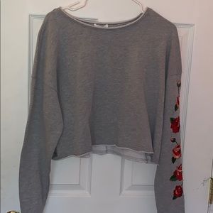 Cropped sweatshirt